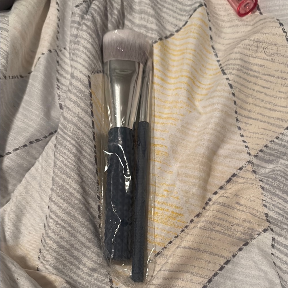 Blue Makeup Brush Set